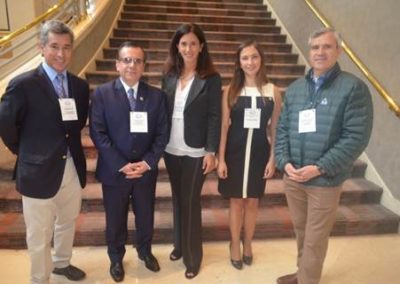 Drs. Marcelo Llancaqueo, Gilberto González, María Salomé Pilheu, Javiera Donoso y  Munir Hazbún.