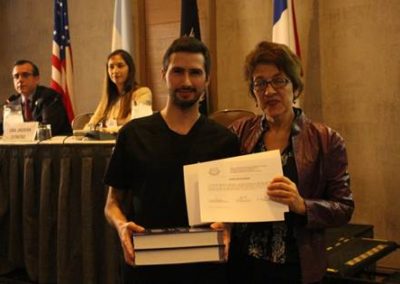 Premiación "Mejor caso clínico del congreso".