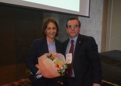 Angélica Infante y Dr. Gilberto González.